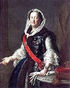 Queen Maria Josepha in Polish costume. Pietro Antonio Rotari